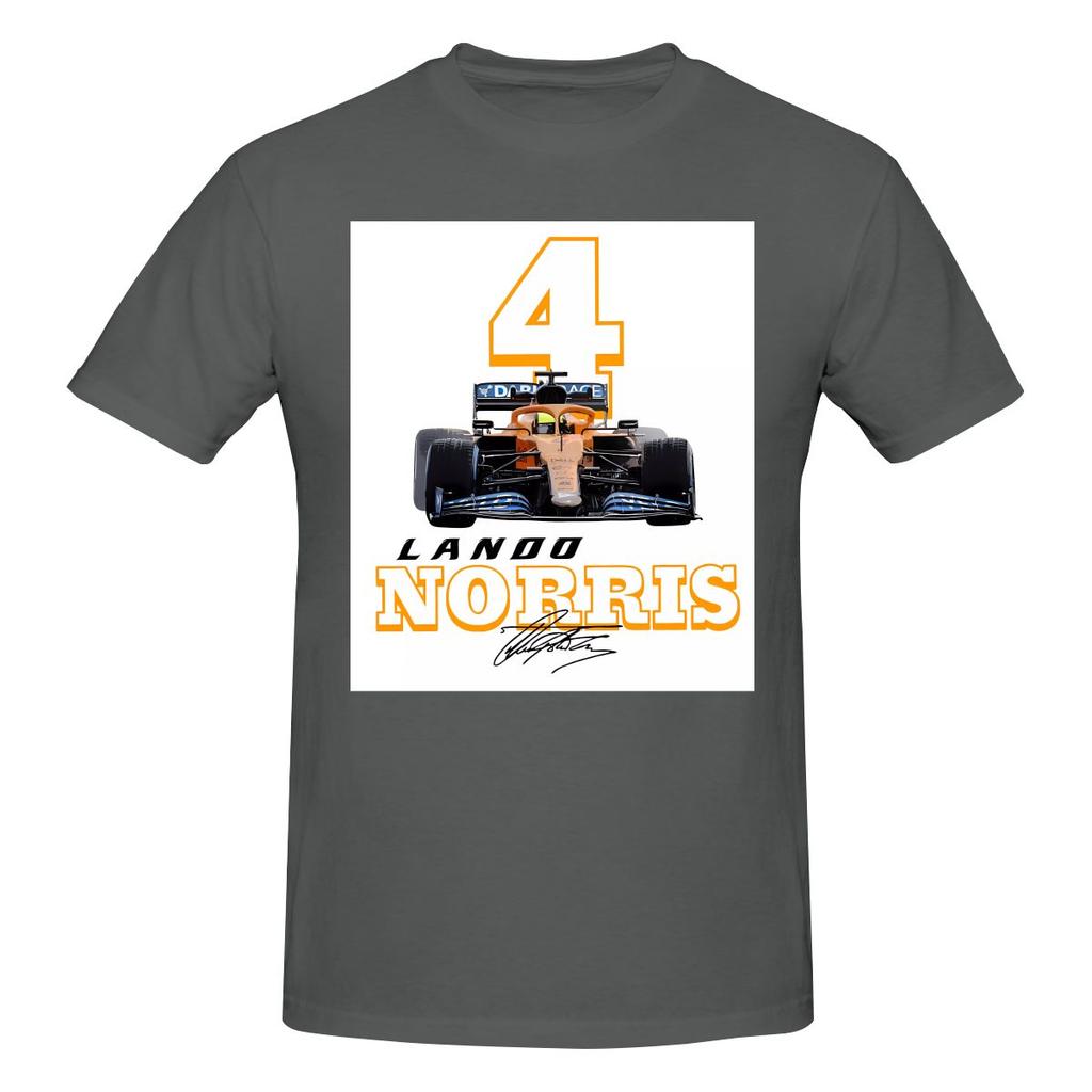 Lando Norris 4 Fitted Tshirt Versatile Simplicity Versatile Outerwear Tees