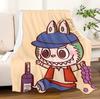 1PC Pop Cartoon Actor Elf Pattern Soft Throw Spiritual Guru Thin Blanket Gift for Couch Bed Car Home Camping For All Season Use