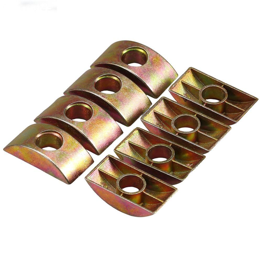 20pcs M8 Half Moon Nuts Zinc Alloy Spacer Washer NEW Furniture Connector Furniture Assembly