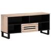 VidaXL TV Stand 100x34x46 Cm Solid Mango Wood, TV Bench, Hi-fi Cabinet, TV Console, TV Sideboard, Multimedia Cabinet, 377517