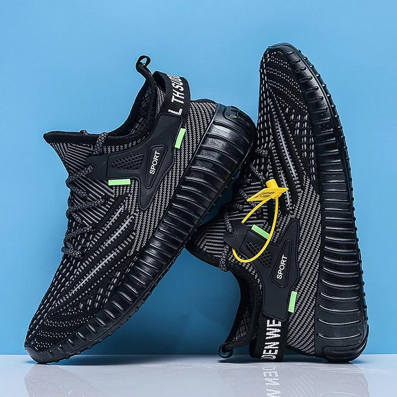 Мода 2025 Мужские вулканизированные туфли Модные дышащие летние теннисные повседневные спортивные туфли Противоскользящие Вибропоглощающие Удобные туфли для ходьбы