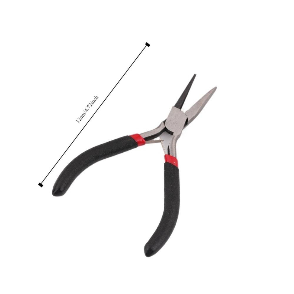 Черные щипцы для ювелирных изделий Инструменты Плоскогубцы-зажимы Плоскогубцы с острыми носами Щипцы для наращивания волос Бисероплетение