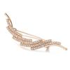 Simple Charm Full Zircon Pin Brooch For Women Daily Wedding Wear Jewelry