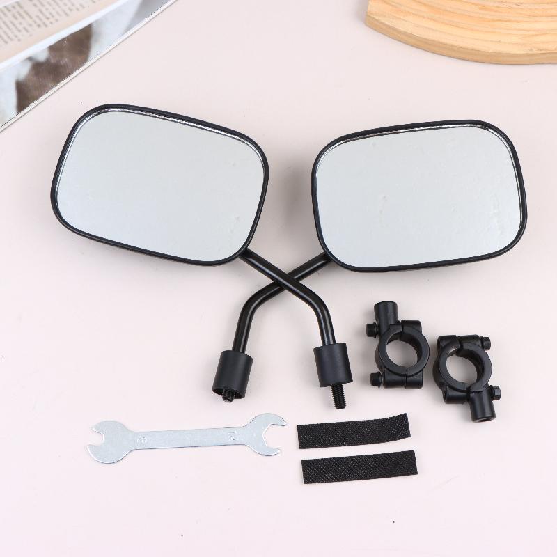 Motorbike Rear Mirrors with Streamlined Design for Reduced Wind Resistance