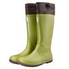 Rain Boots for Rain Work Waterproof Rain Cm [MISIKEKE] Men, Shoes, Boots, Women's, Shoes, Boots, Lightweight, Foldable, Non-slip, Unisex, Green, 25.0