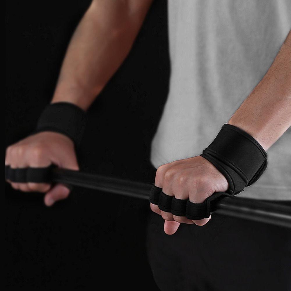 1 пара напальчников, защита ладони, перчатки, нескользящие, для тяжелой атлетики, защита рук, накладки, женские