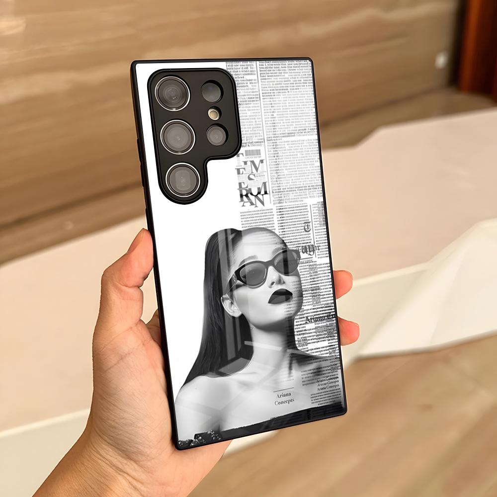 A-Ариана Г-Гранде Да И Чехол Для Телефона Для Samsung S26 S24 Ultra S25 S23 S22 S20 Fe S21 Plus A54 A24 A53 A16 A13 Стеклянная Крышка