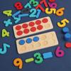Montessori Toy Ten-grid Digital Cognitive Count Children Maths Logic Training Early Education Teaching Aids Math Game For Kids
