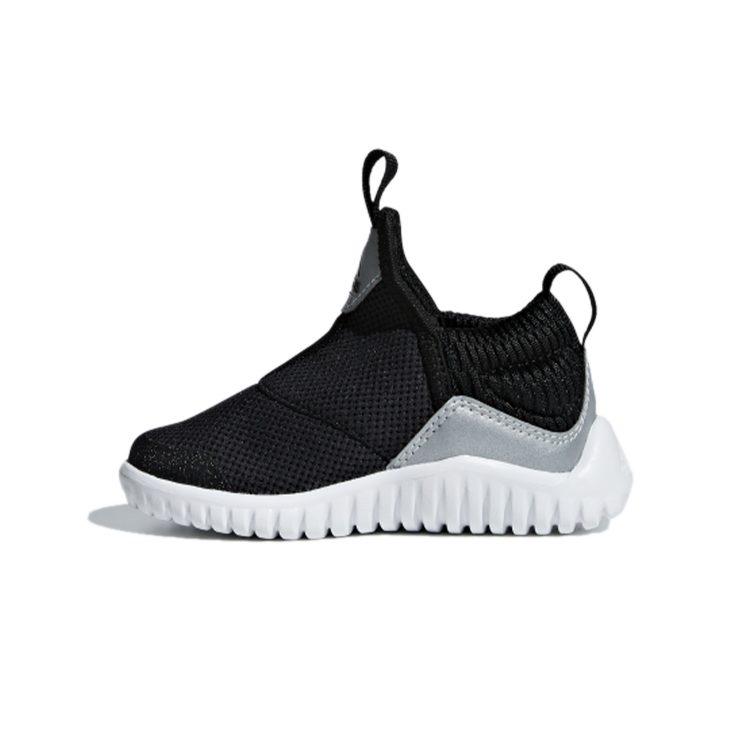adidas Rapidazen I Износостойкие ботинки средней высоты для малышей Черно-серые Младенцы и малыши D96861