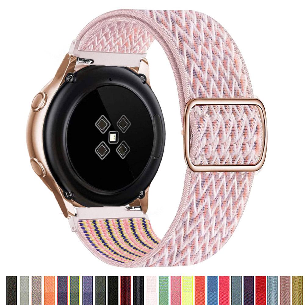 Эластичный блестящий ремешок для Samsung Galaxy Watch 6/5/pro/3/4/classic/Active 2 20мм/22мм браслет Bohemian Pride ремешок для Huawei GT 3-2-e