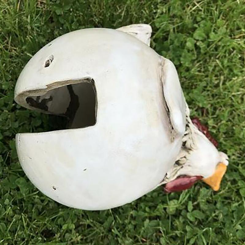 Сад Ферма Двор Смола Орнамент Забавные Куриные Забор Статуи Ремесло Курица Курица Скульптура Открытый Новоселье Искусство Украшения Дома