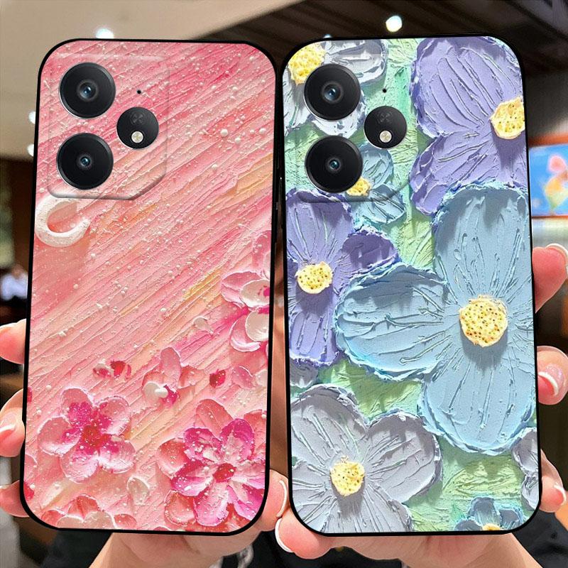 Модный мультяшный чехол для Realme Neo7 5G, цветная печать, мягкий ТПУ силикон, ударопрочный чехол для телефона для Oppo Realme Neo 7