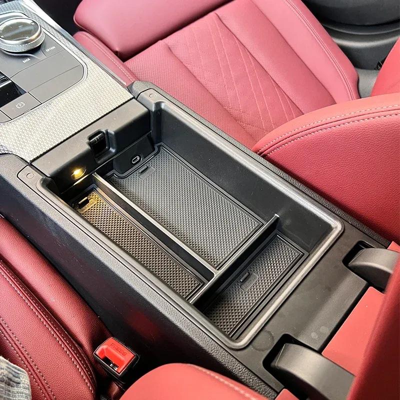 Car Armrest Box Storage Center Console Organizer Tray Storage Box Tidying Accessory For BMW 3 Series 4 Series I4 2022-Present