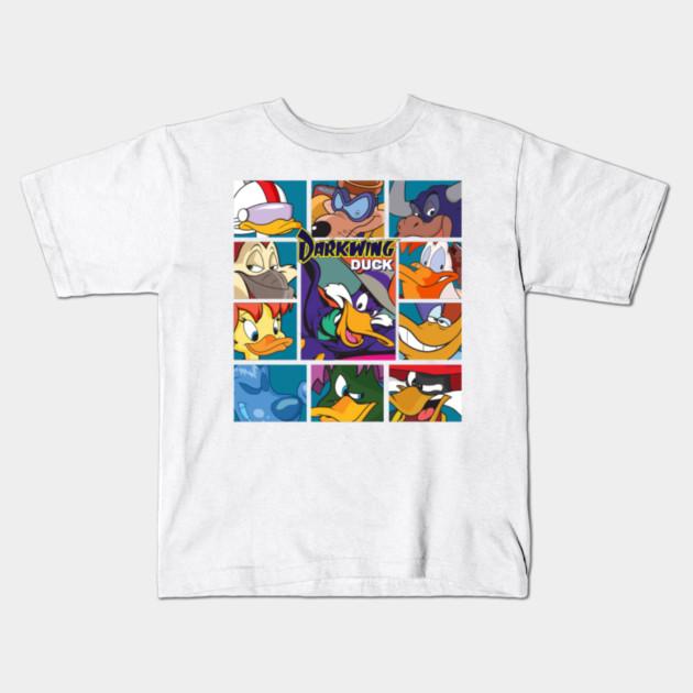 Boys Girls Soft Cotton Graphic Tees Darkwing Duck 01 T-shirt Breathable Daily School Wear Kids T-Shirts