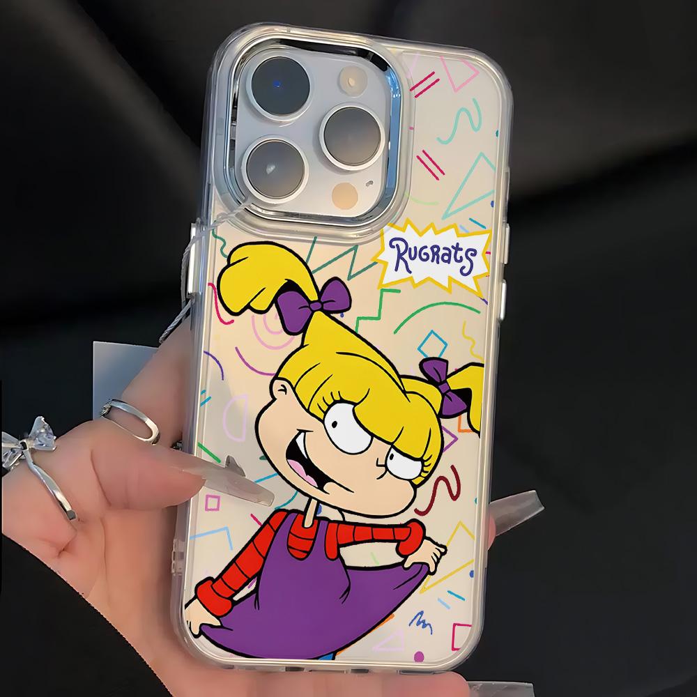 Мультяшный R-Rugrats Милый Чехол Для Телефона Google Pixel 10 9 8 7 8A 9A XL Pro 4G 5G Прозрачный Мягкий Силиконовый TPU Задняя Крышка