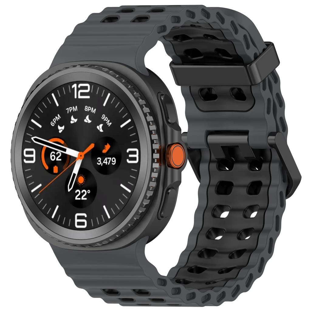 Силиконовый ремешок Ocean для Samsung Galaxy Watch 8 40мм 44мм/8 Classic 46мм Браслет Дышащий ремешок для Galaxy Watch 8