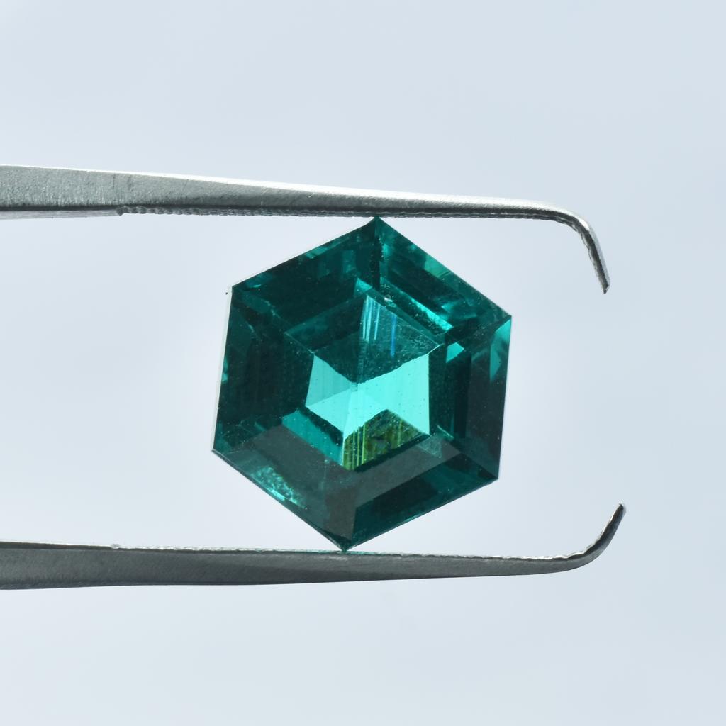 10.45 Ct NATURAL Green Garnet Gorgeous Best Fancy Cut Loose Gemstone