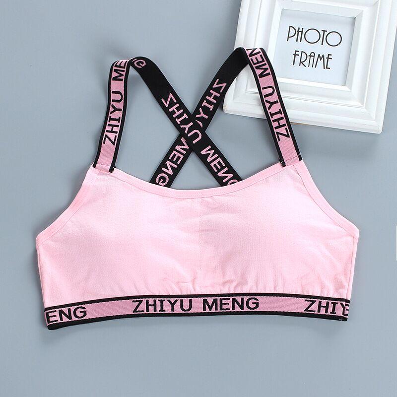 Girls Cotton Underwear Sport Bra Training Bra Stundent Undergarments