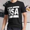 Новая футболка Команда США Активный логотип Футболка Смешная Размер S - 5XL