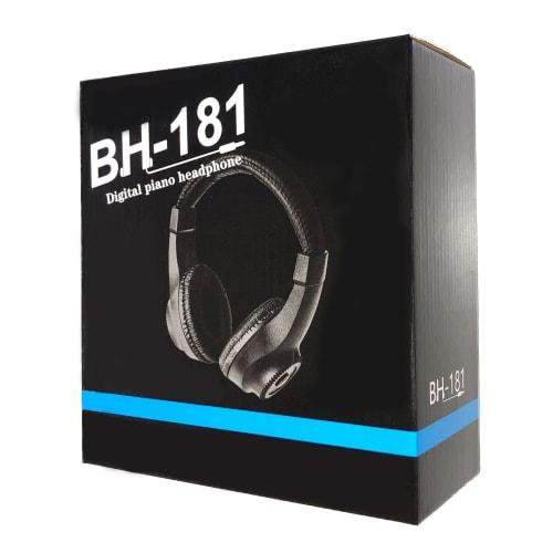 BOREHO BH-181 Lightweight, Closed-Back Headphones for Digital Pianos and Keyboards (Compatible with Stereo Mini 3.5mm and Standard 6.3mm Headphones, S