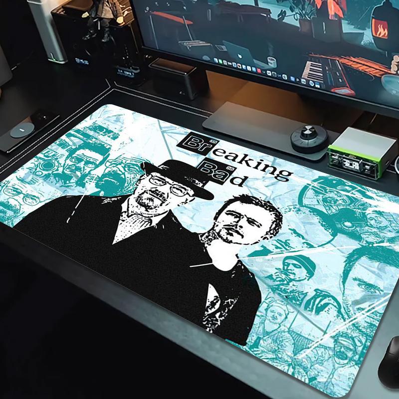Breaking Bad Color Mouse Pad Large Gaming Table Cushion Non-slip Laptop Tablet Big Mousepad XXL Mat Mini PC Playmat With Lock edge