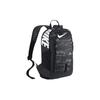 Nike Polyester Backpack Regular Unisex Black White (Unisex) Backpacks BA5224 014