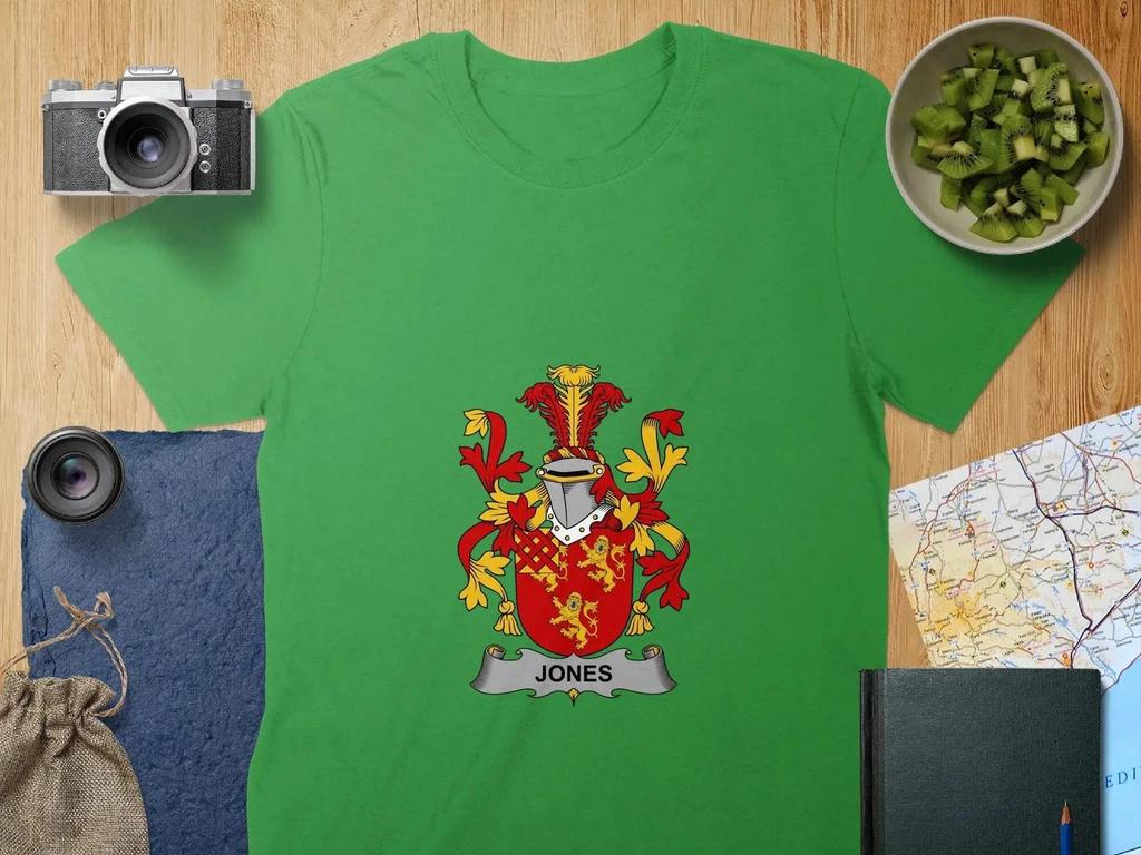Jones Coat Of Arms Irish T-Shirt