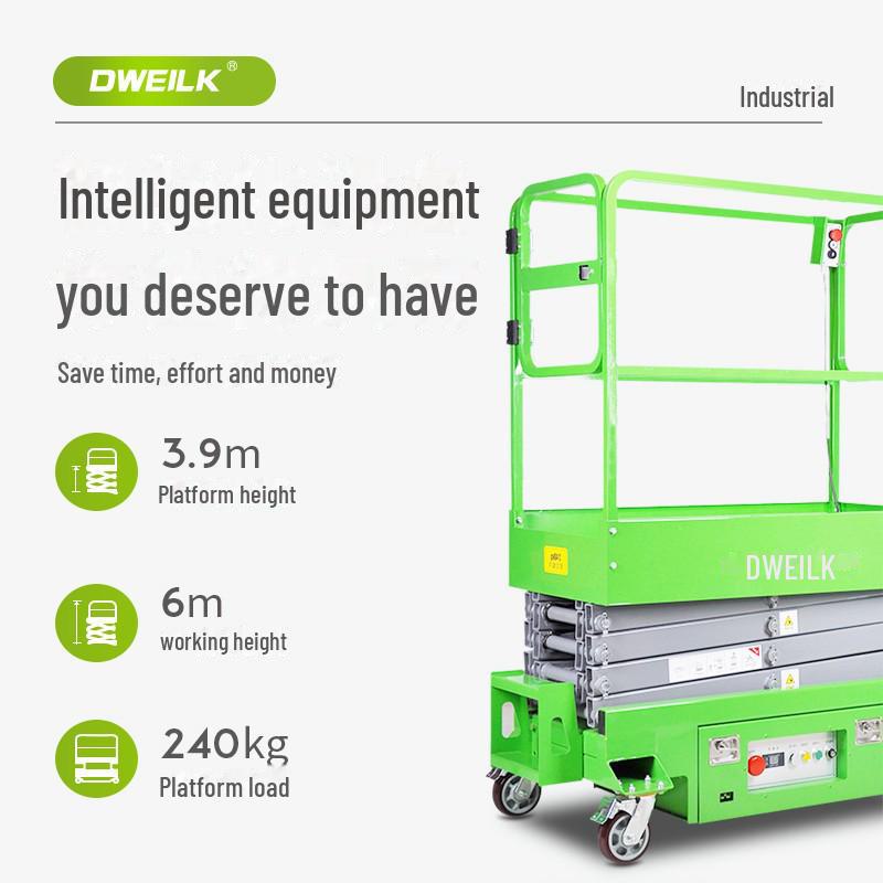 DWLAKE DWSJ3.9 Self-Propelled Electric Scissor Lift Platform