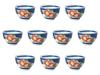Set of 10 Nishiki Sasanqua Multi-Purpose Bowls [12 X 8cm]  Multi-Purpose Bowls Setomonohonpo