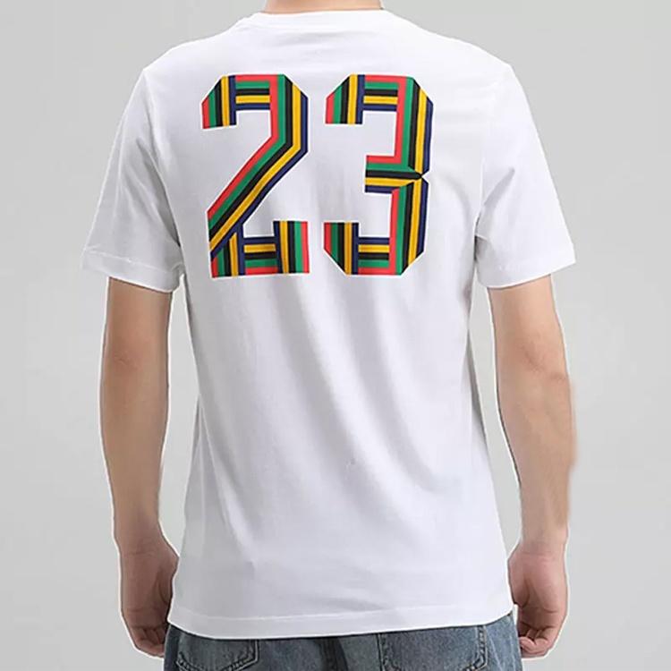 Air Jordan Sport Dna Jumpman Round Neck Short Sleeve White Men's CU1975-100