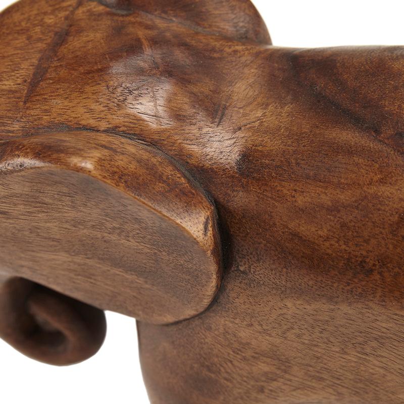 Desktop Decoration Handmade Solid Wood Material Cartoon Animal Shape American Home Decoration Simple Modern Suitable Living Room