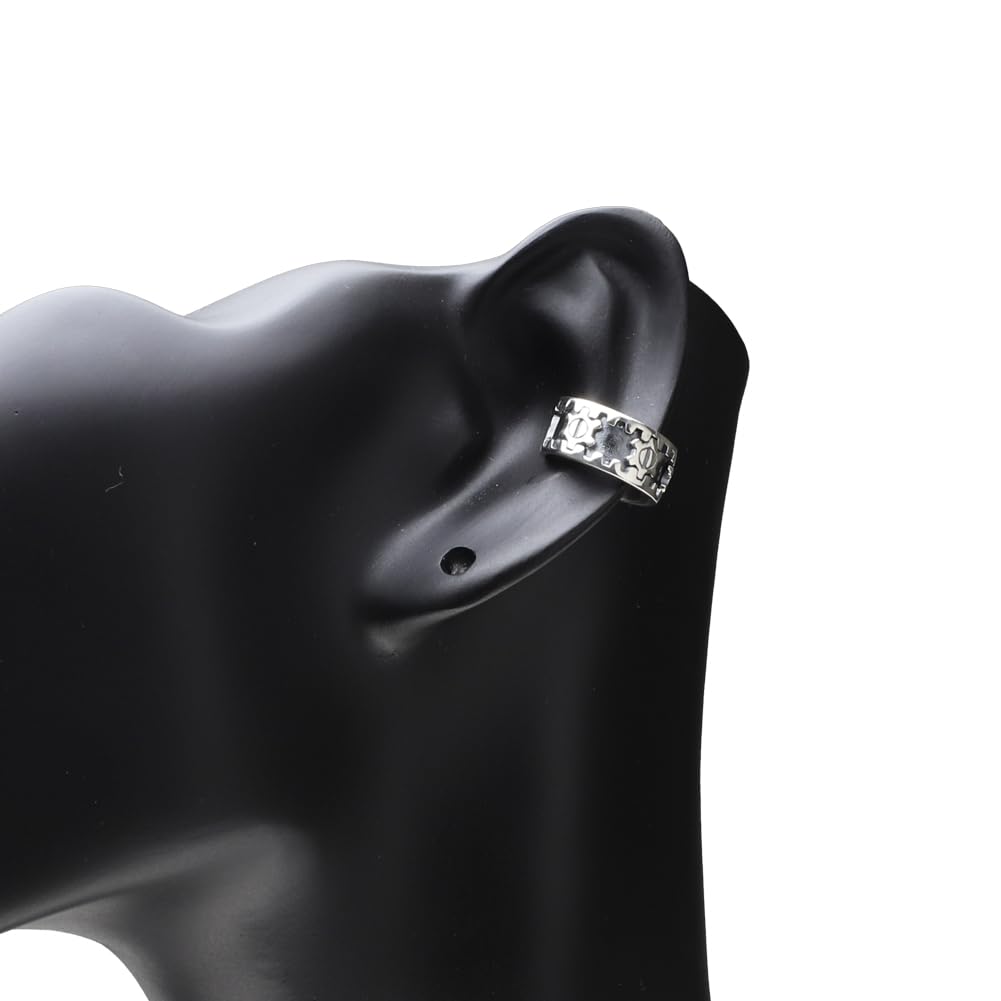 Mecha Gear Ear Cuff 925 Silver e0173 [Cenote] [Silver Accessories]
