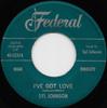 7-дюймовая пластинка SYL JOHNSON - I've Got Love / Lonely Man 4512374 Federal 1960 US Соул/Фанк Б/У