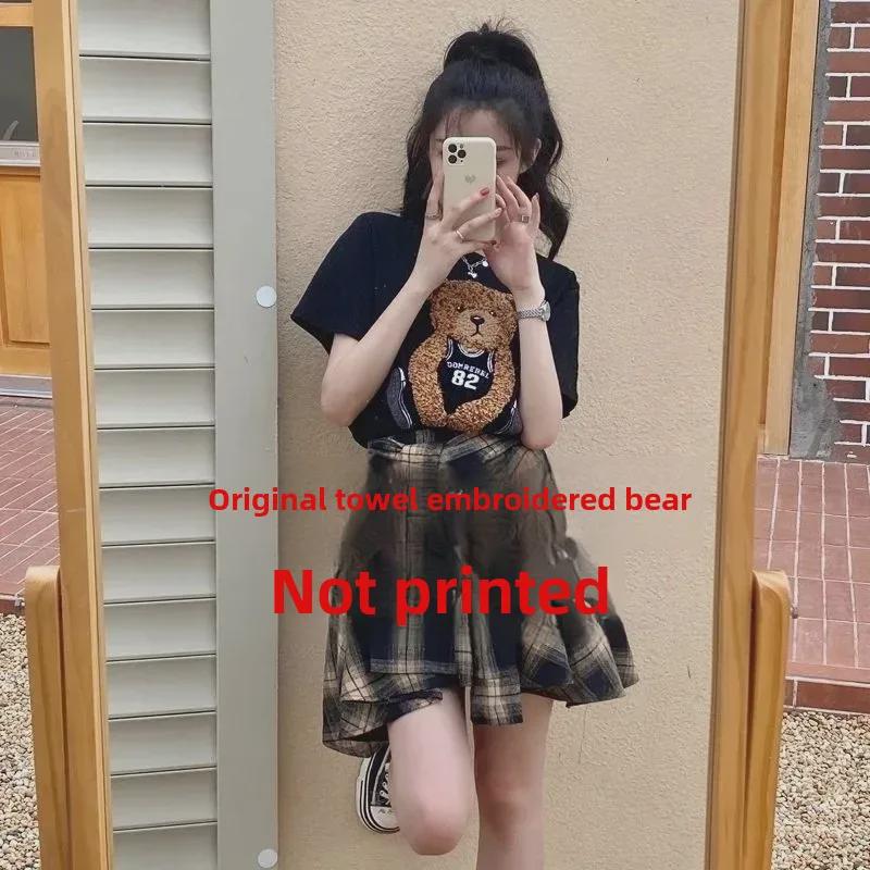 Лето 2025 г. Женский спортивный костюм из двух частей в ретро-стиле Гонконга