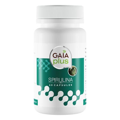 Спирулина (60 кап, 500 мг), Spirulina,  Gaia