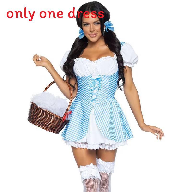 Game Theme Cosplay Maid Outfit With Polyester Material For Summer Anime Events