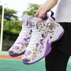 2024 New Basketball Shoes No. 23 Letter Four Seasons Popular Men's Practical Basketball Shoes High Top Sports Shoes Tren
