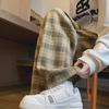 2024 Мужские модные свободные повседневные брюки в клетку – универсальные модные брюки на весну/осень