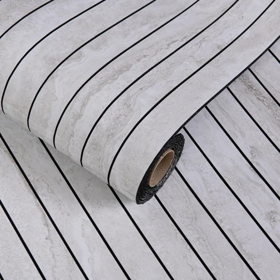 1 Roll Self-Adhesive 3D Wood Grain Vinyl Wall Panels-Easy To Install for Ceiling-Home Decor for Living Room,Bedroom,Restaurant