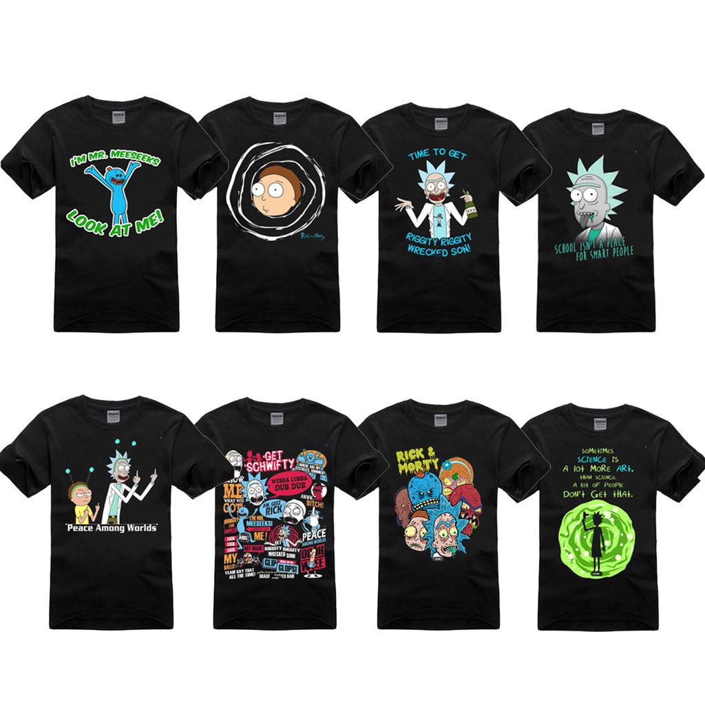 Мужская футболка Rick And Morty с коротким рукавом, полиэстер, дышащая, летний повседневный стиль, для подростков