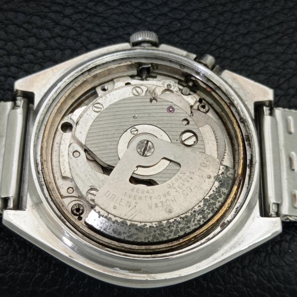 Orient КРИСТАЛЛ АВТОМАТИЧЕСКИЕ 46943 ЯПОНИЯ МУЖСКИЕ ВИНТАЖНЫЕ С ОРИГИНАЛЬНЫМ ЦИФЕРБЛАТОМ ЧАСЫ a705003-1