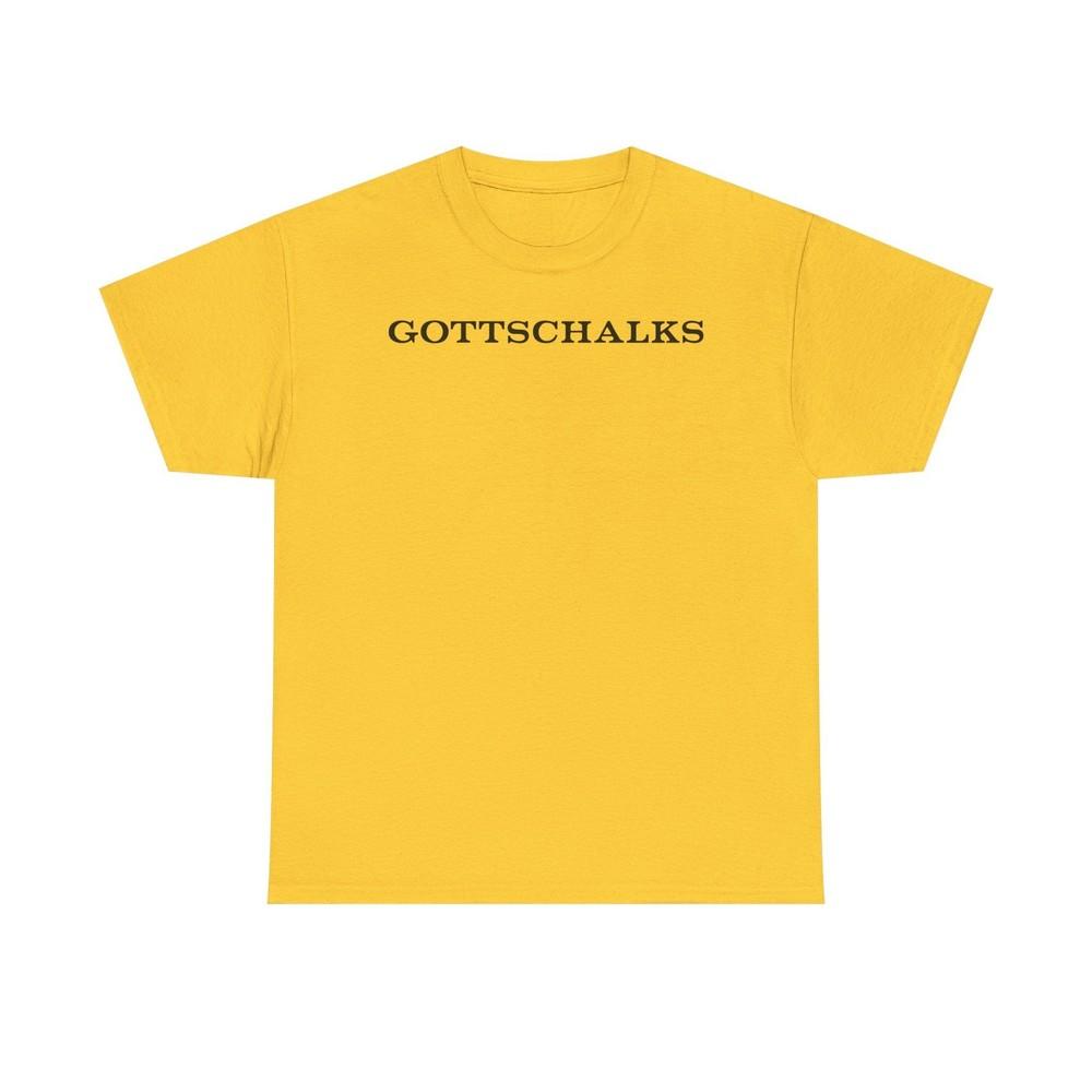 Простая черная футболка с логотипом универмага Gottschalks