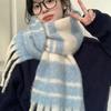 Winter Imitation Cashmere Scarf For Women High-End Korean Style Warm Scarf Fashionable And Versatile Thickened Shawl