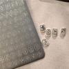 Multifunctional Stainless Steel Nail Plate Tulips Themed Manicure Stamping Plate Perfect for Home and Salon Manicure Use