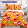 3pcs Custom Name Teletubbies Bedding Set Duvet Cover Closure Includes 1 Duvet Cover & 2 Pillowcases for All Seasons Bedroom Decor