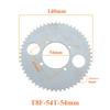 T8F Chain Rear Sprocket 35 44 54 64 74 Tooth 35T 44T 54T 64T 74T Mini Moto ATV Quad Dirt Pit Pocket Bike Cross 47cc 49cc Parts