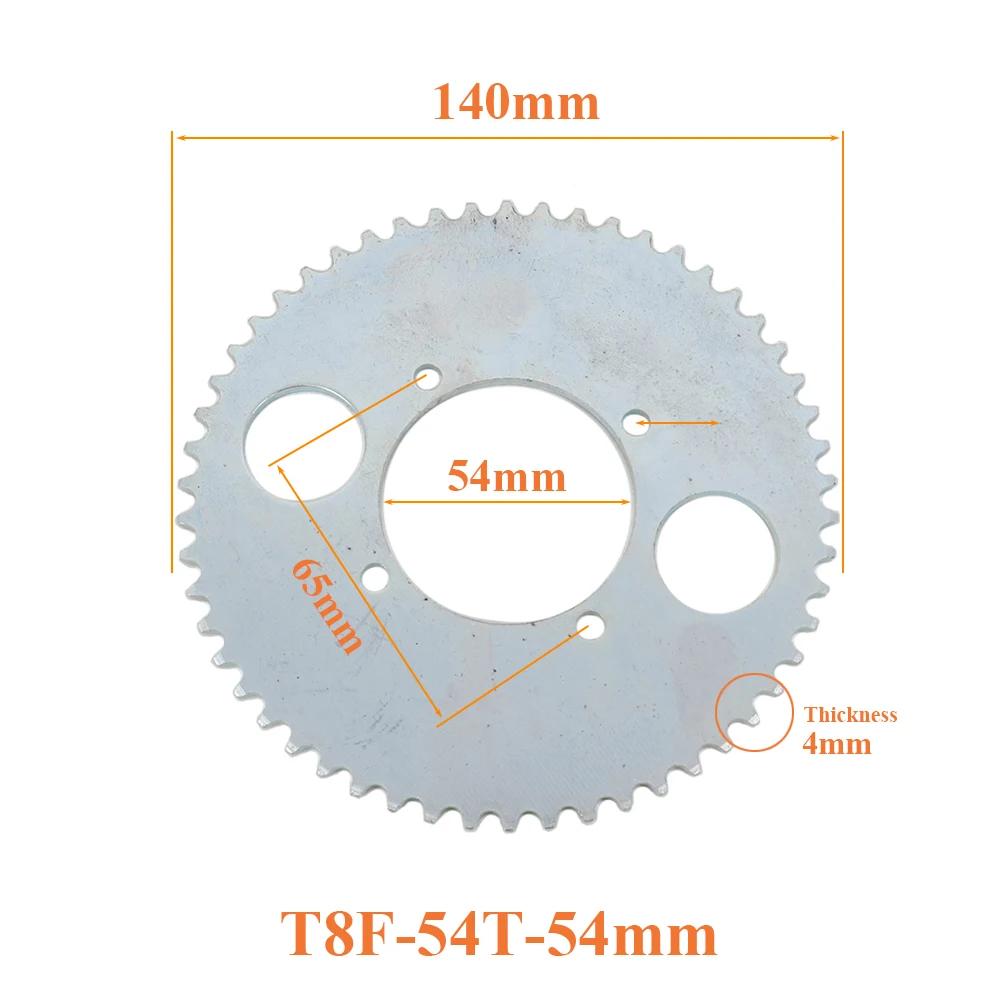 T8F Chain Rear Sprocket 35 44 54 64 74 Tooth 35T 44T 54T 64T 74T Mini Moto ATV Quad Dirt Pit Pocket Bike Cross 47cc 49cc Parts