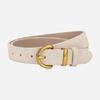 Trendy Pin Buckle Waistband Casual Business Waist Strap Women Suede Leather Belt