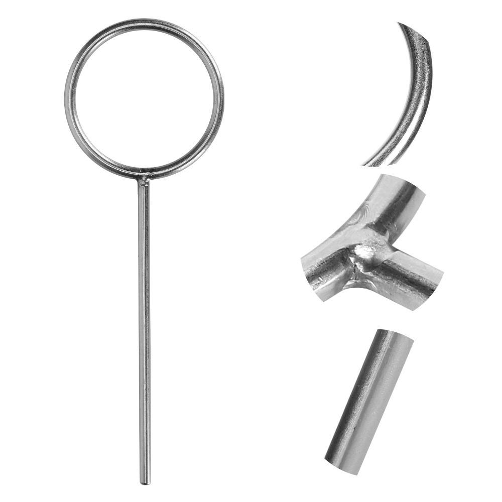 60/80/100/120mm Closed Type Lab Support Ring Stainless Steel Lab Iron Ring  Glass Flask Holder