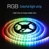 12V Waterproof 5050 RGB LED Strip: Color-Changing Outdoor Decorative Light